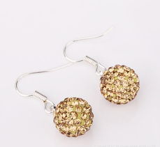 歐美熱銷Tresor Paris香巴拉滿鉆白色水晶耳飾E025全解析 價格、廠家與金銀制品細節